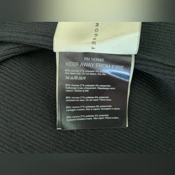 Roland Mouret Off the Shoulder Top, Size L - Picture 5 of 8